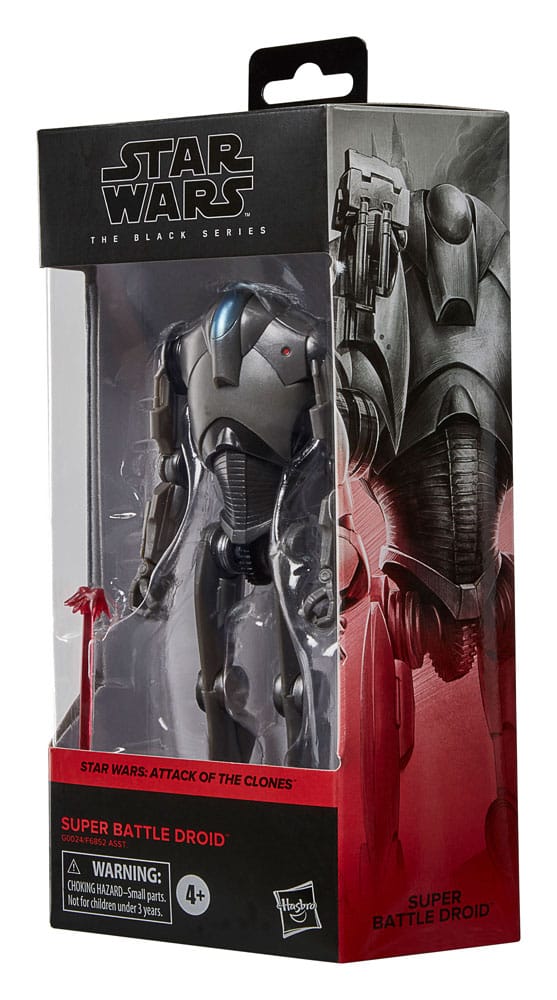 Star Wars Episode II Black Series Actionfigur Super Battle Droid 15 cm - Versand: 5-7 Tage nach Bestellung