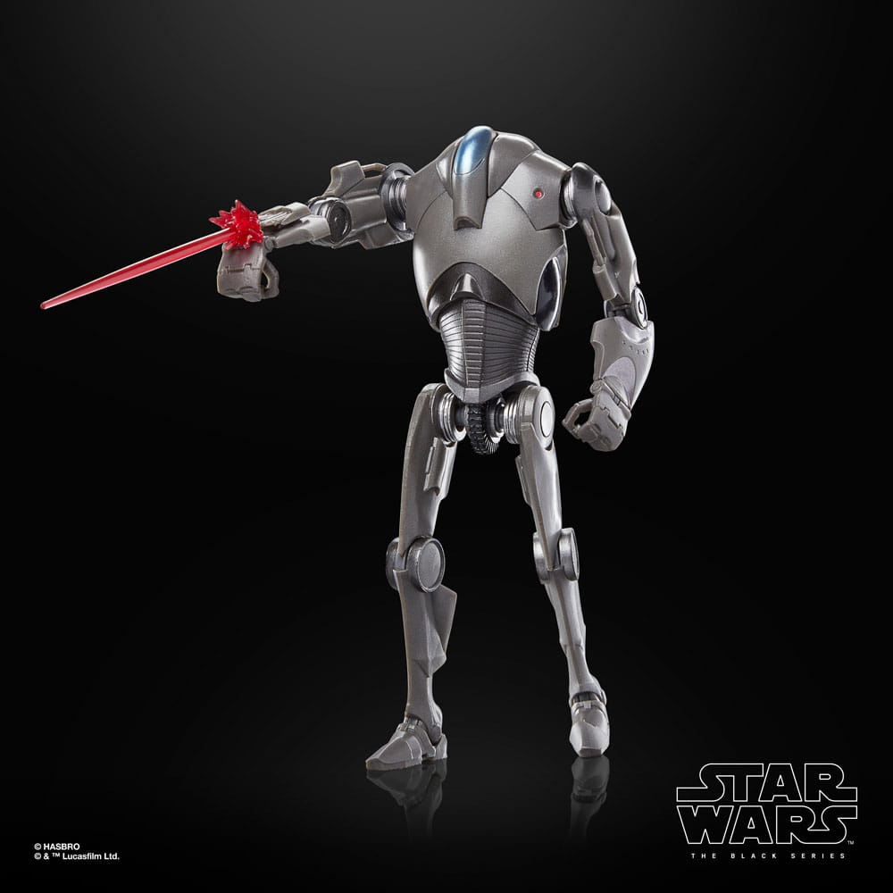 Star Wars Episode II Black Series Actionfigur Super Battle Droid 15 cm - Versand: 5-7 Tage nach Bestellung