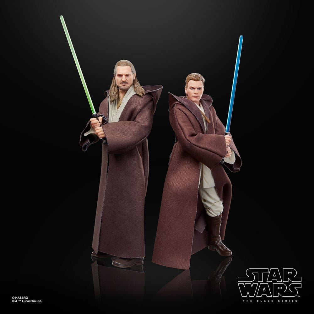 Star Wars Episode I Black Series Actionfiguren 3er-Pack Qui-Gon Jinn, Darth Maul, Obi-Wan Kenobi 15 cm - Preorder - ETA: 29.11.2025