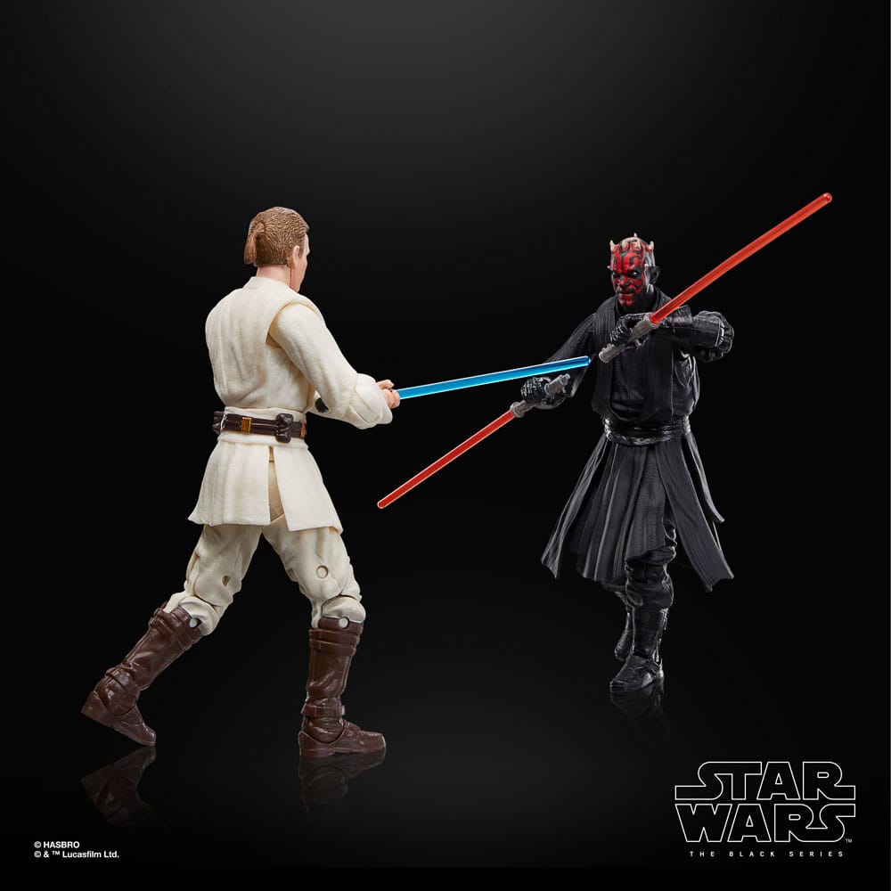 Star Wars Episode I Black Series Actionfiguren 3er-Pack Qui-Gon Jinn, Darth Maul, Obi-Wan Kenobi 15 cm - Preorder - ETA: 29.11.2025