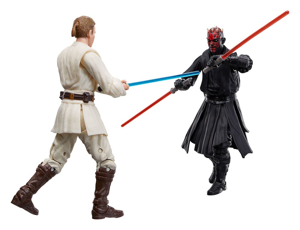 Star Wars Episode I Black Series Actionfiguren 3er-Pack Qui-Gon Jinn, Darth Maul, Obi-Wan Kenobi 15 cm - Preorder - ETA: 29.11.2025