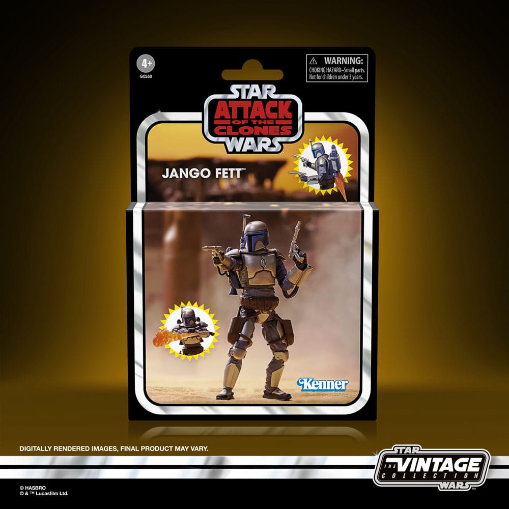 Star Wars Episode II Vintage Collection Actionfigur Jango Fett 10 cm - Versand: 5-7 Tage nach Bestellung