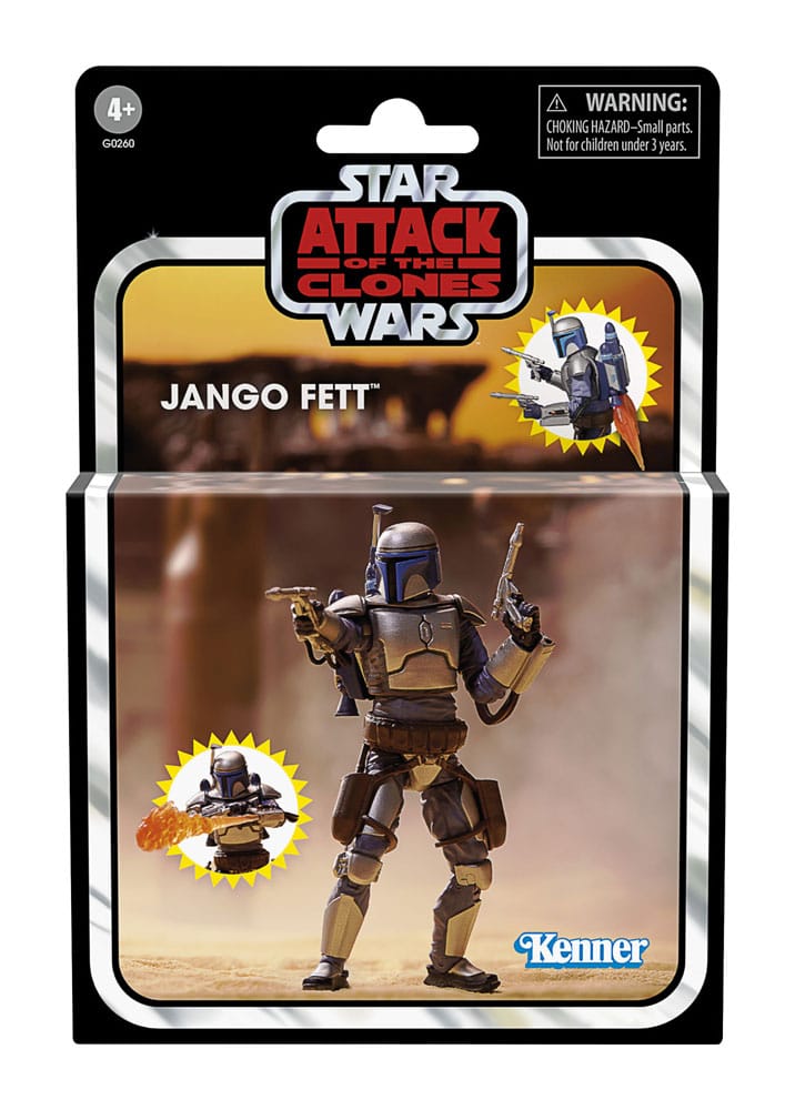 Star Wars Episode II Vintage Collection Actionfigur Jango Fett 10 cm - Versand: 5-7 Tage nach Bestellung