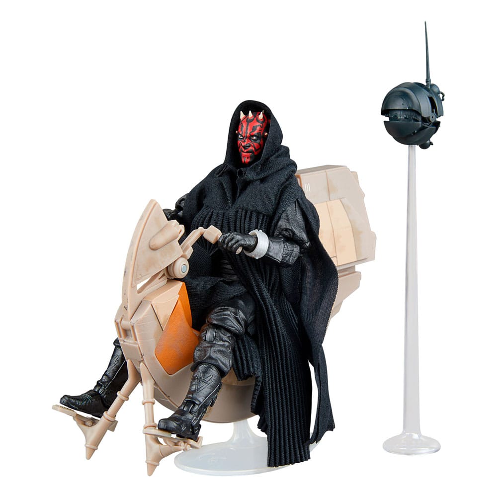 Star Wars Episode I Black Series Fahrzeug mit Actionfigur Darth Maul & Sith Speeder 25th Anniversary - Versand: 7 Tage nach Bestellung