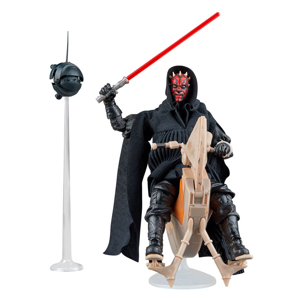 Star Wars Episode I Black Series Fahrzeug mit Actionfigur Darth Maul & Sith Speeder 25th Anniversary - Versand: 7 Tage nach Bestellung
