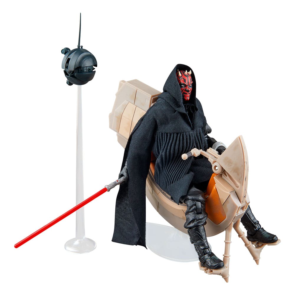 Star Wars Episode I Black Series Fahrzeug mit Actionfigur Darth Maul & Sith Speeder 25th Anniversary - Versand: 7 Tage nach Bestellung