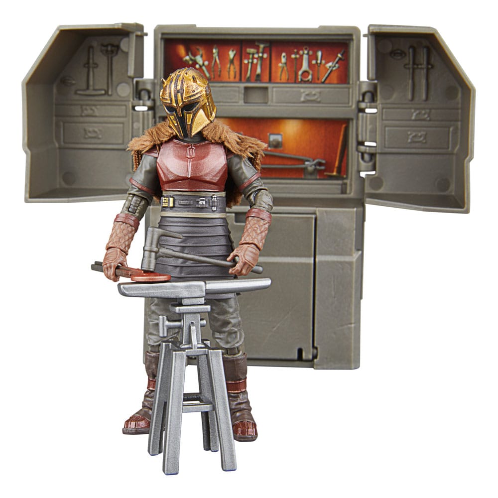 Star Wars The Mandalorian Vintage Collection The Armorer's Forge mit The Armorer (Lakeside Covert World) - Versand: 5-7 Tage nach Bestellung