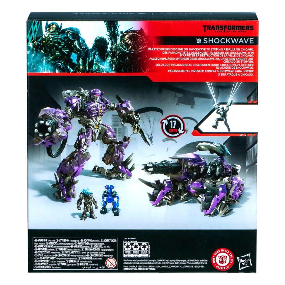 Transformers 3 Studio Series Leader Class Actionfigur Shockwave 21 cm - Versand: 5-7 Tage nach Bestellung