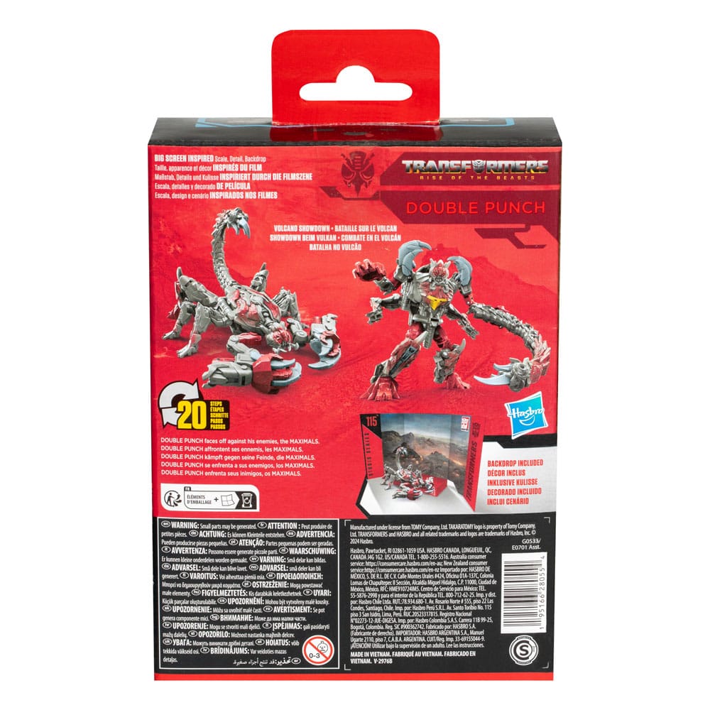 Transformers: Aufstieg der Bestien Generations Studio Series Deluxe Class Actionfigur Double Punch 11 cm - Versand: 5-7 Tage nach Bestellung