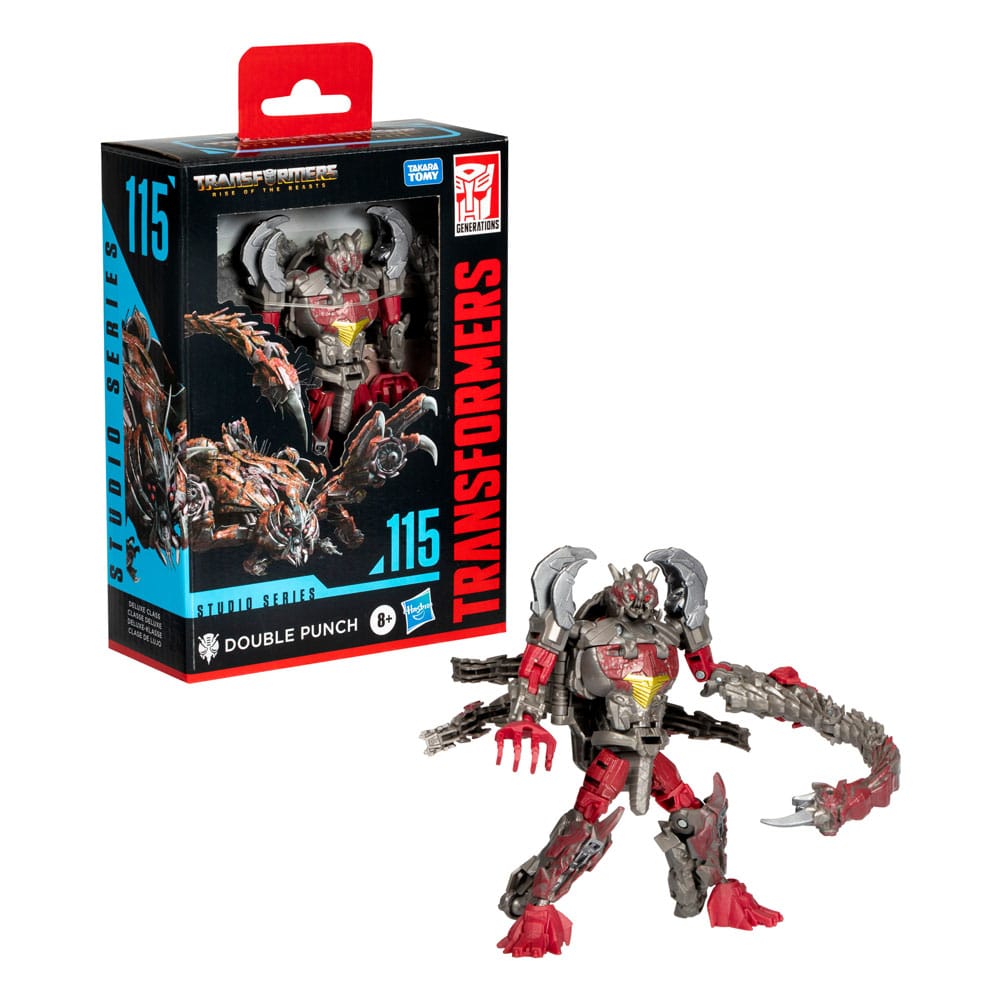 Transformers: Aufstieg der Bestien Generations Studio Series Deluxe Class Actionfigur Double Punch 11 cm - Versand: 5-7 Tage nach Bestellung