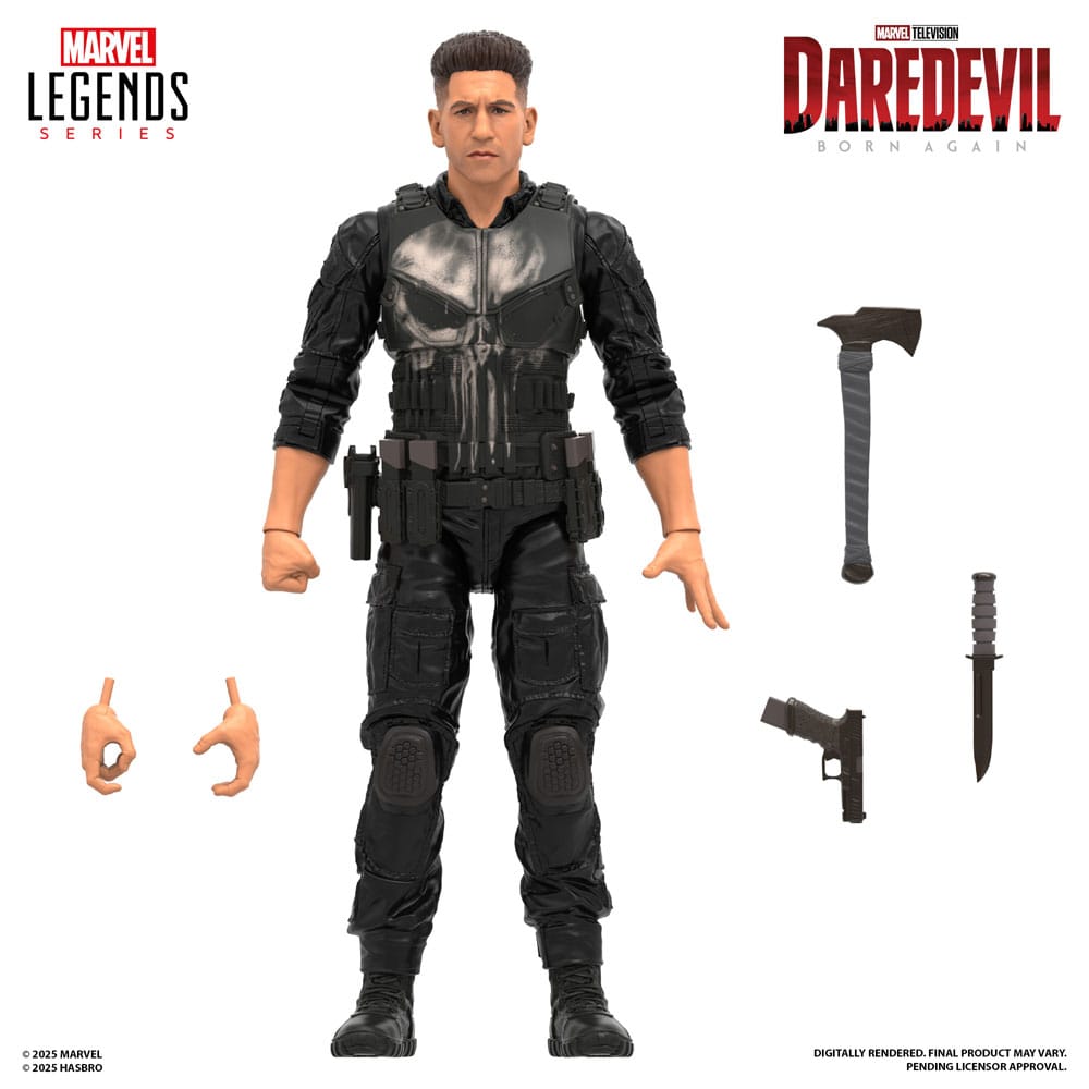 Daredevil: Born Again Marvel Legends Actionfigur Punisher 15 cm - Preorder - ETA: 25.12.2025