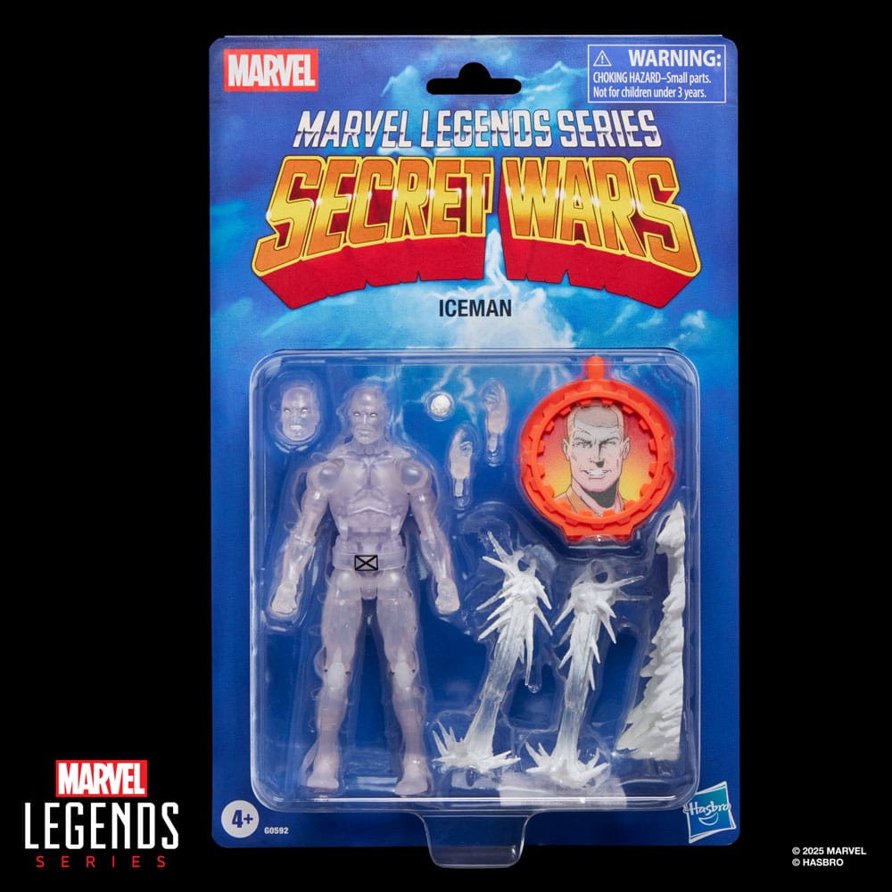 Secret Wars Marvel Legends Retro Actionfigur Iceman 15 cm - Preorder - ETA: 25.12.2025