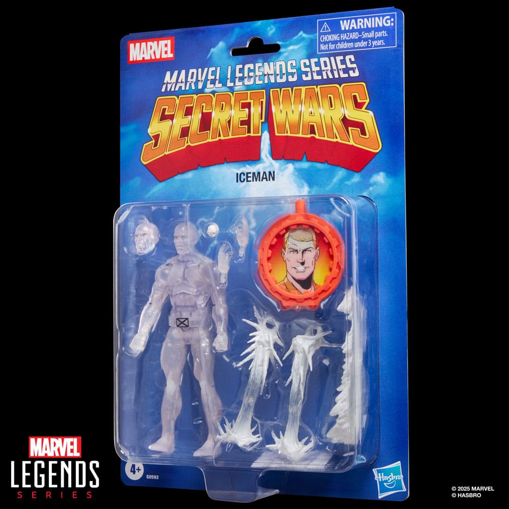 Secret Wars Marvel Legends Retro Actionfigur Iceman 15 cm - Preorder - ETA: 25.12.2025