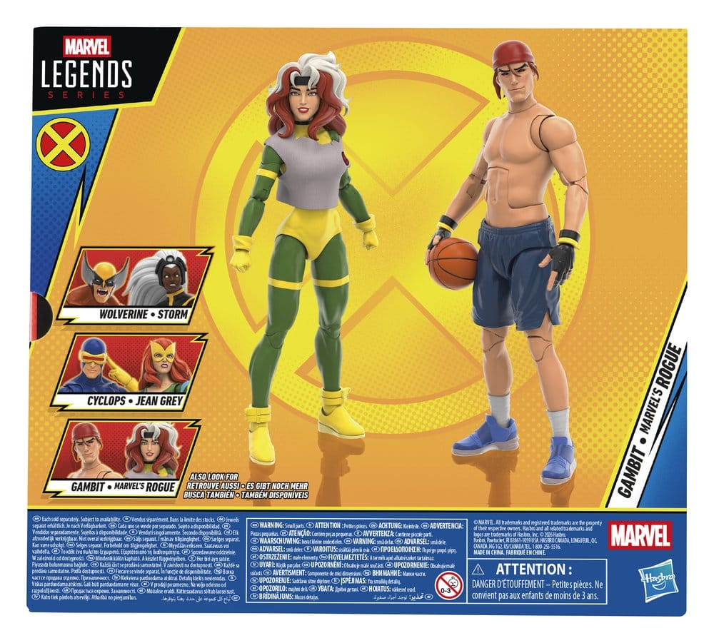 X-Men '97 Marvel Legends Actionfiguren 2er-Pack Gambit & Marvel's Rogue 15 cm - Preorder - ETA: 25.11.2026