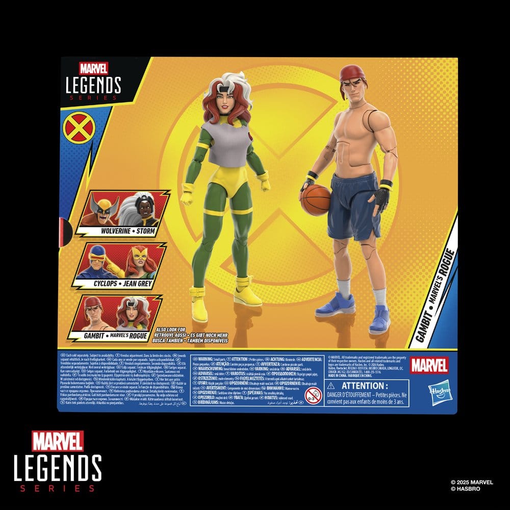 X-Men '97 Marvel Legends Actionfiguren 2er-Pack Gambit & Marvel's Rogue 15 cm - Preorder - ETA: 25.11.2026