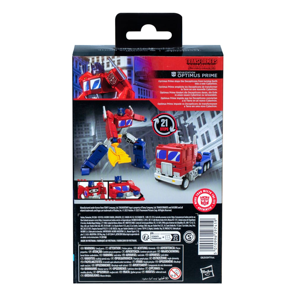 Transformers: Devastation Studio Series Deluxe Class Actionfigur Optimus Prime 11 cm - Versand: 5-7 Tage nach Bestellung