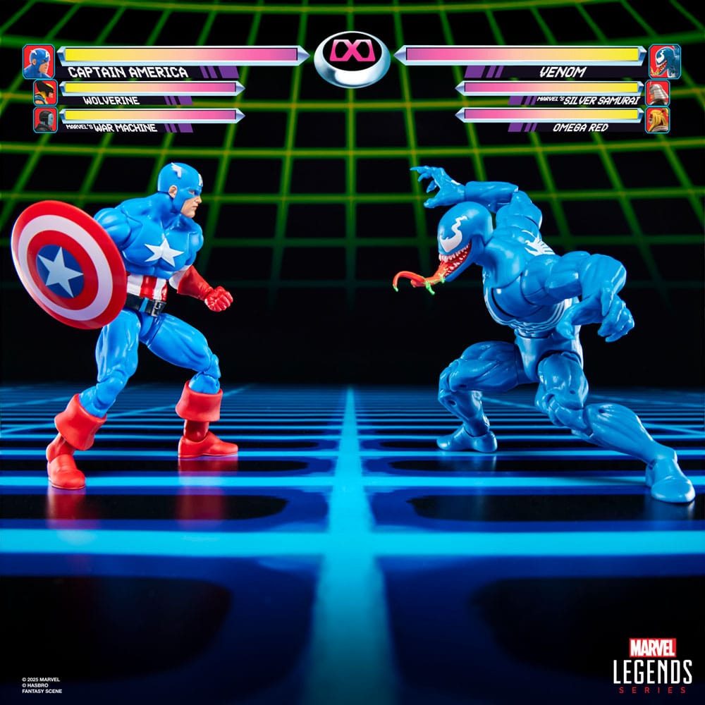 Marvel Legends Gamerverse Actionfiguren 2er-Pack Captain America vs. Venom 15 cm - Versand: 5-7 Tage nach Bestellung