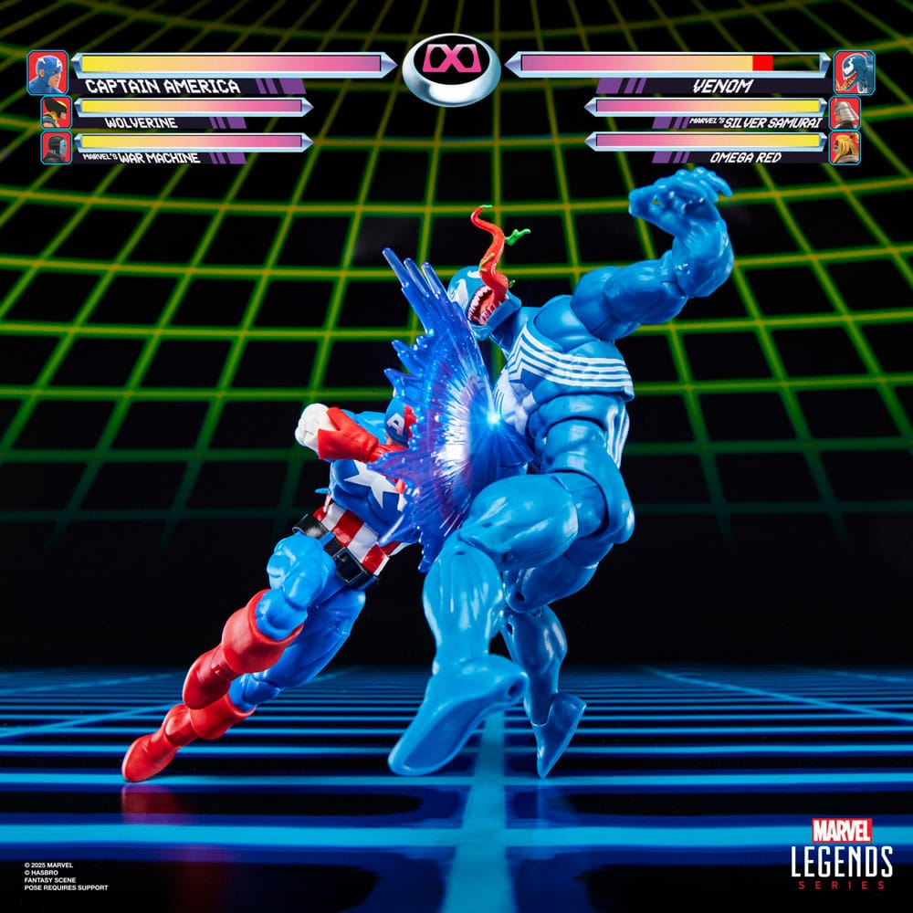 Marvel Legends Gamerverse Actionfiguren 2er-Pack Captain America vs. Venom 15 cm - Versand: 5-7 Tage nach Bestellung