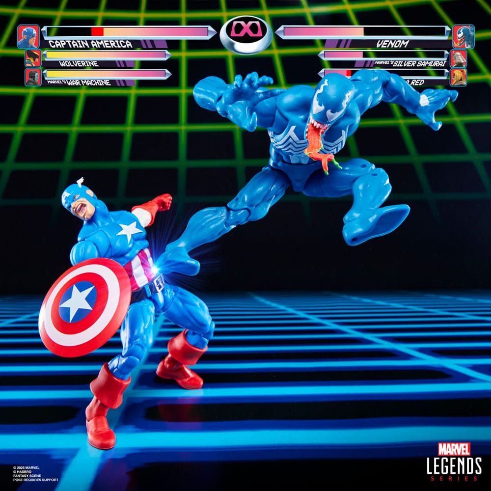 Marvel Legends Gamerverse Actionfiguren 2er-Pack Captain America vs. Venom 15 cm - Versand: 5-7 Tage nach Bestellung