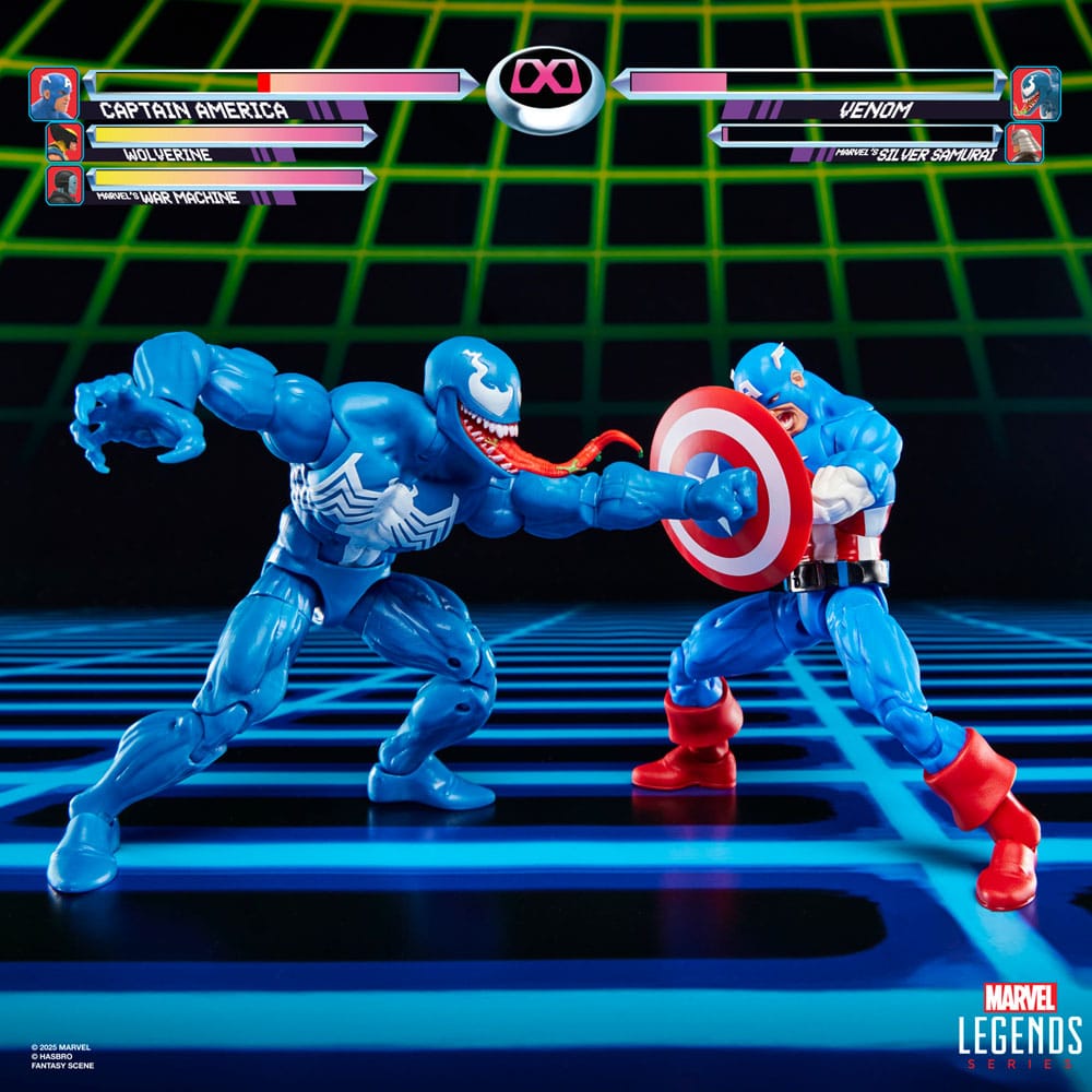 Marvel Legends Gamerverse Actionfiguren 2er-Pack Captain America vs. Venom 15 cm - Versand: 5-7 Tage nach Bestellung