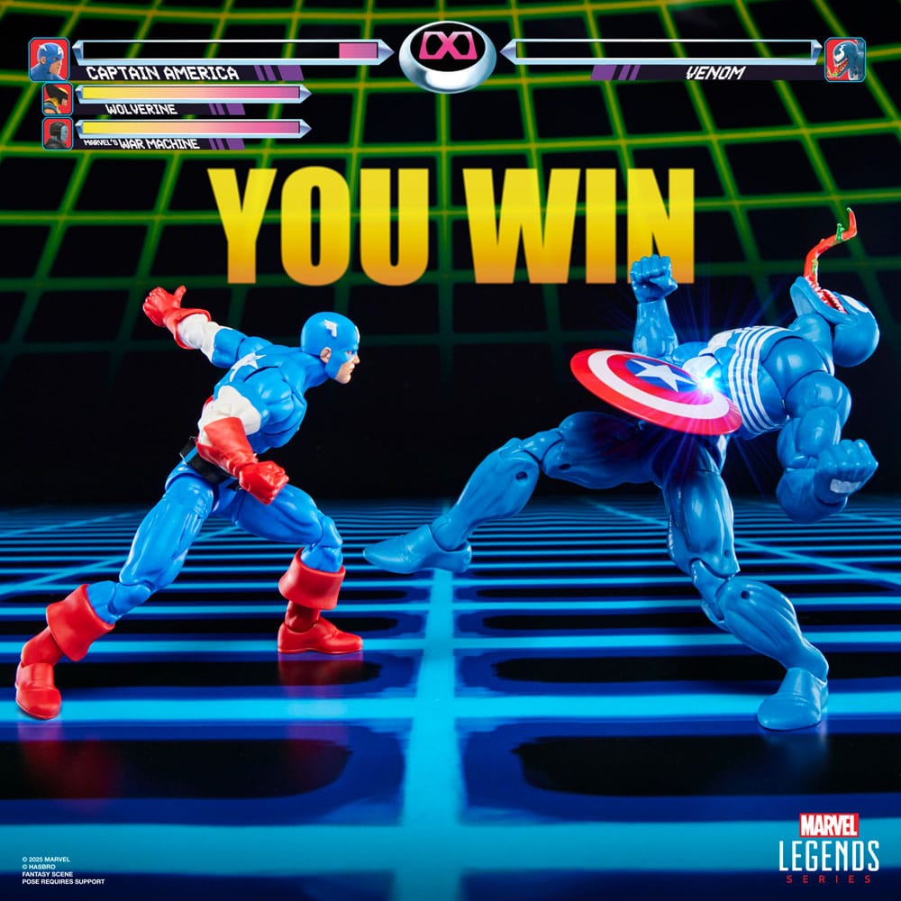 Marvel Legends Gamerverse Actionfiguren 2er-Pack Captain America vs. Venom 15 cm - Versand: 5-7 Tage nach Bestellung