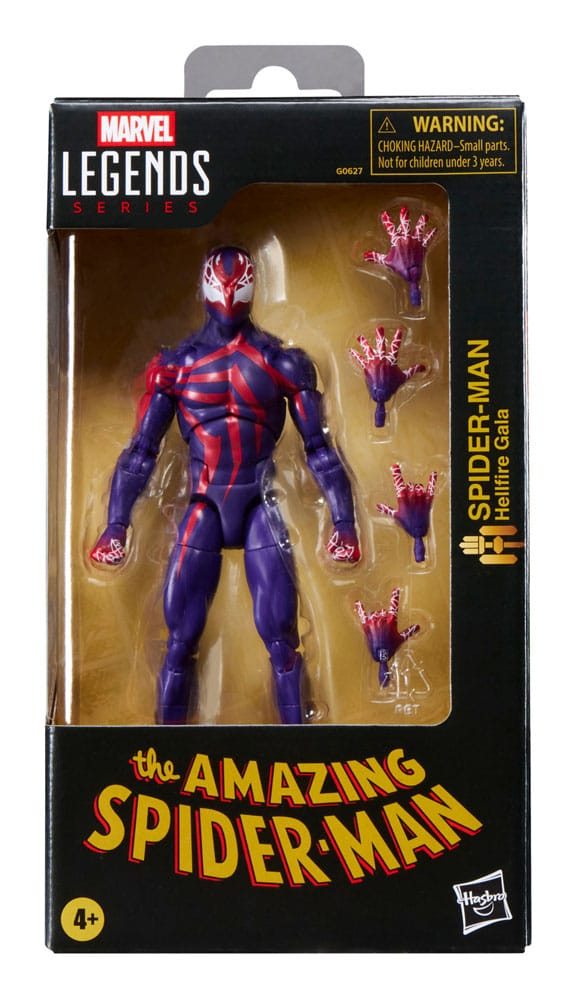 The Amazing Spider-Man Marvel Legends Actionfigur Spider-Man Hellfire Gala 15 cm - Versand: 5-7 Tage nach Bestellung