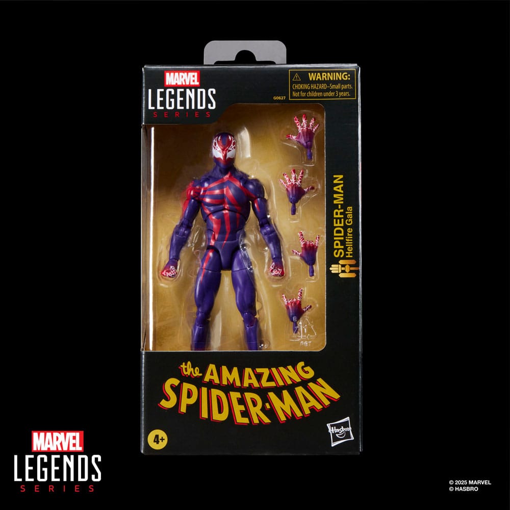 The Amazing Spider-Man Marvel Legends Actionfigur Spider-Man Hellfire Gala 15 cm - Versand: 5-7 Tage nach Bestellung