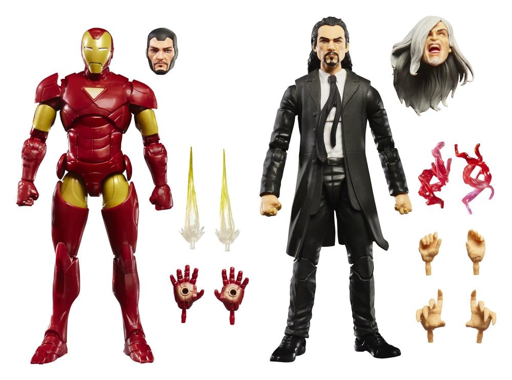 Marvel Legends Actionfiguren 2er-Pack Iron Man (Extremis) & Marvel's Mandarin 15 cm - Preorder - ETA: 03.10.2026