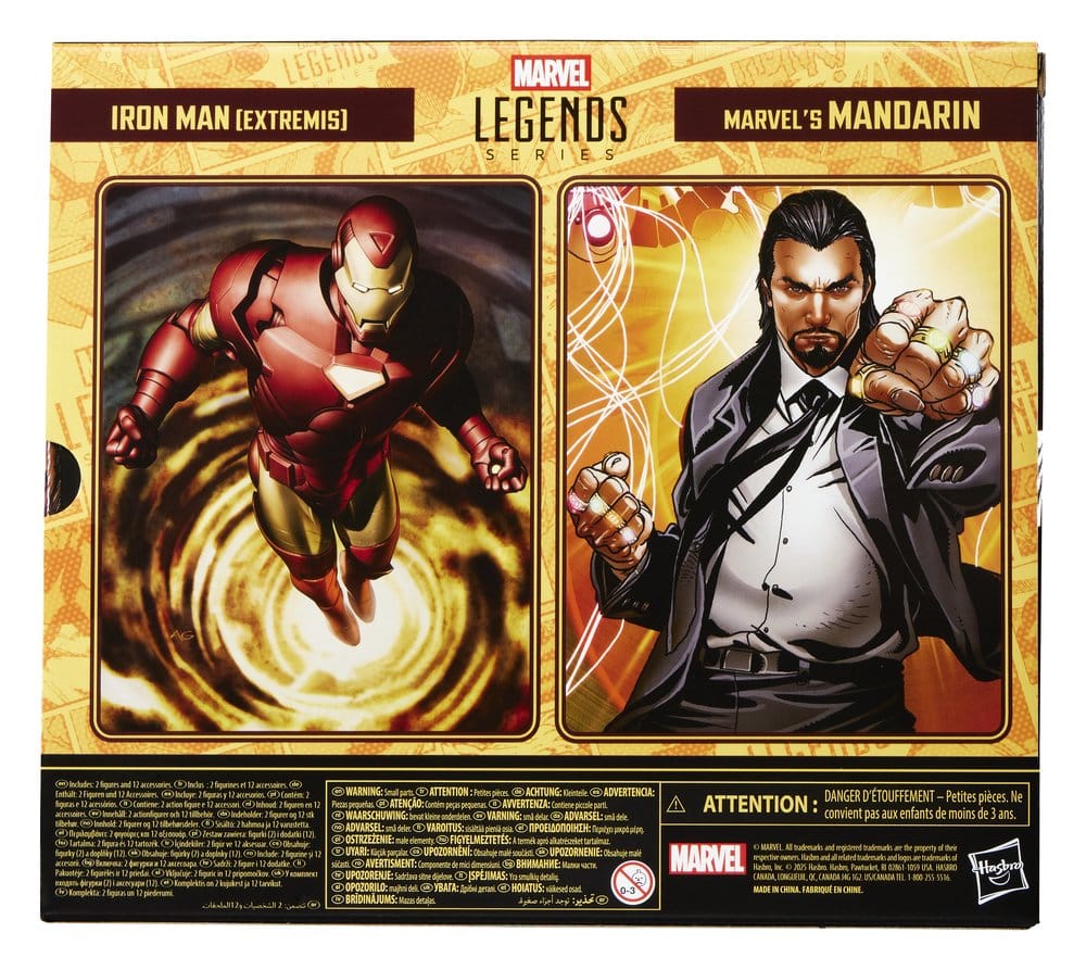 Marvel Legends Actionfiguren 2er-Pack Iron Man (Extremis) & Marvel's Mandarin 15 cm - Preorder - ETA: 03.10.2026
