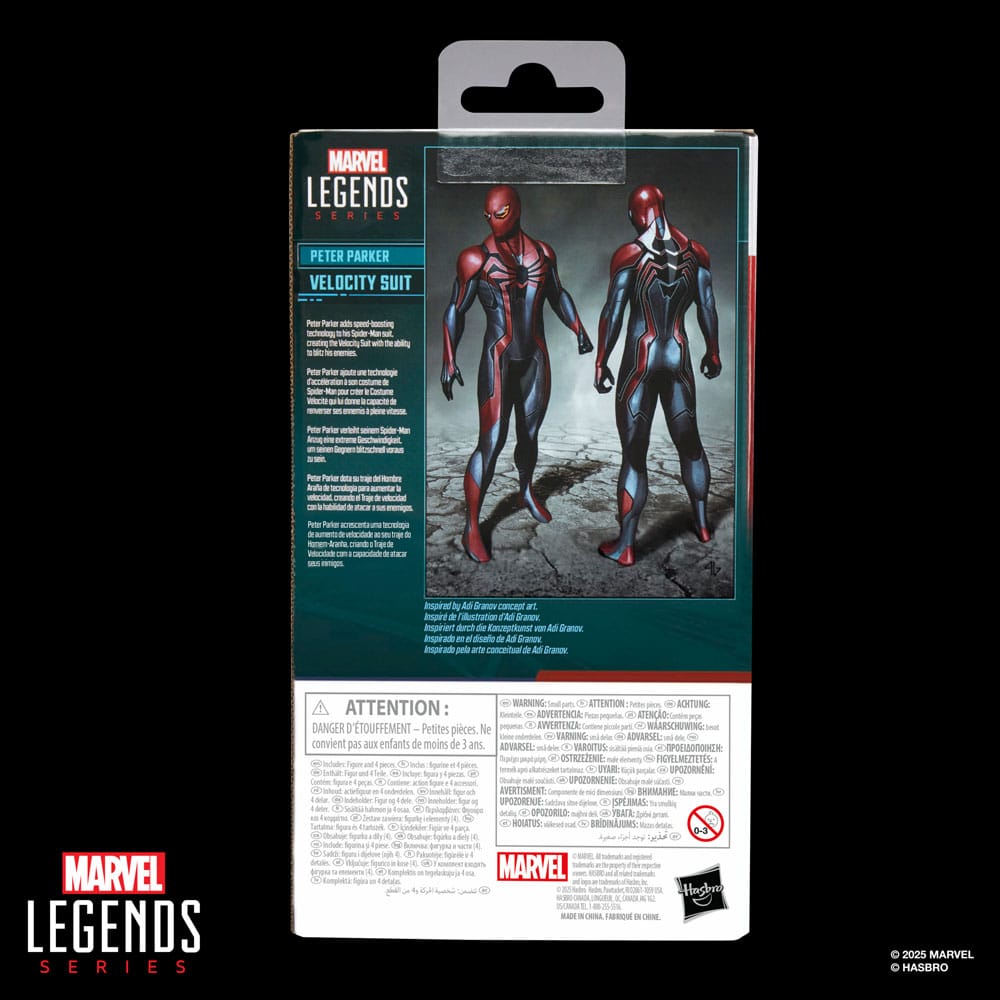 Spider-Man Marvel Legends Gamerverse Actionfigur Peter Parker Velocity Suit 15 cm - Versand: 5-7 Tage nach Bestellung