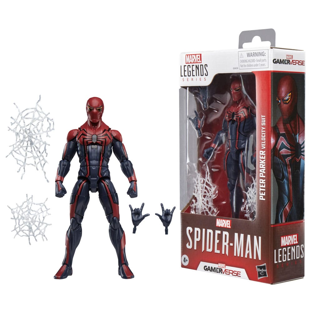 Spider-Man Marvel Legends Gamerverse Actionfigur Peter Parker Velocity Suit 15 cm - Versand: 5-7 Tage nach Bestellung