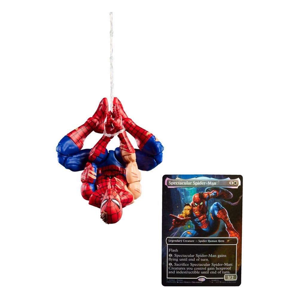 Marvel Legends Magic: The Gathering Actionfigur Battle-Damaged Spider-Man (plus exklusive Foil-Karte) 15 cm - Preorder - ETA: 25.12.2025