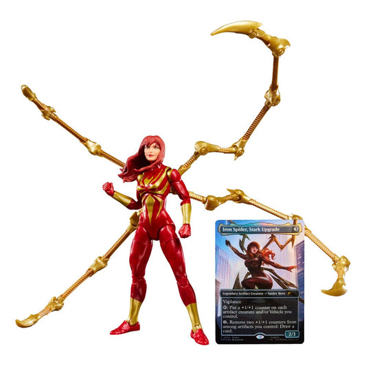 Marvel Legends Magic: The Gathering Actionfigur Mary Jane Watson (Iron Spider) (plus exklusive Foil-Karte) 15 cm - Versand: 7 Tage nach Bestellung