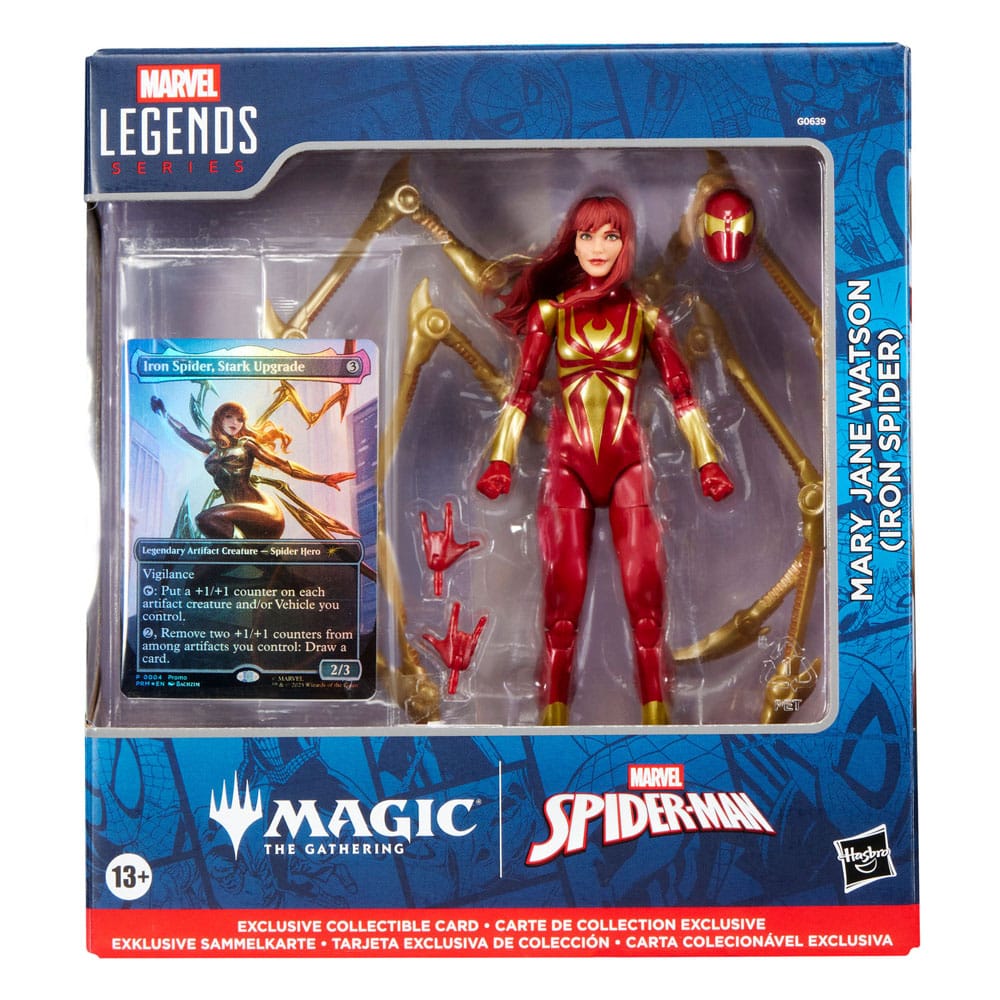 Marvel Legends Magic: The Gathering Actionfigur Mary Jane Watson (Iron Spider) (plus exklusive Foil-Karte) 15 cm - Versand: 7 Tage nach Bestellung