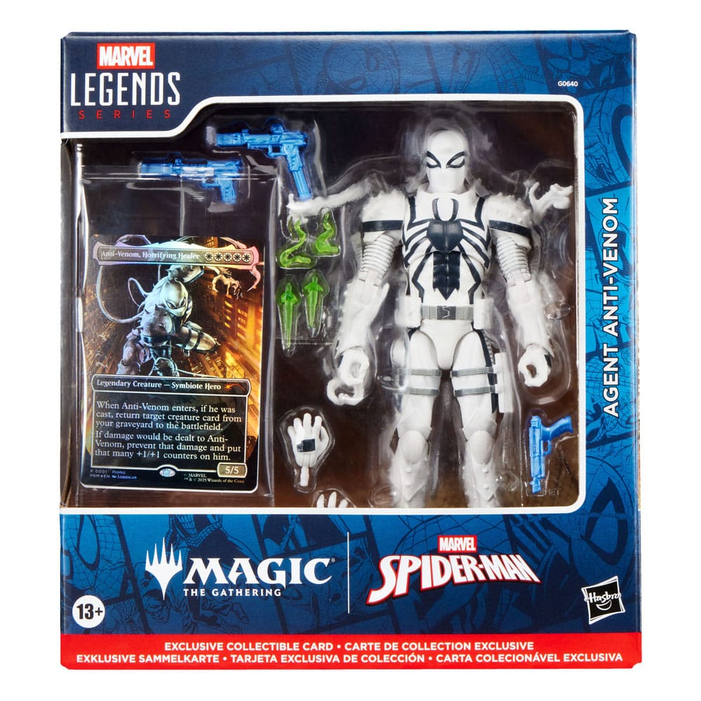 Marvel Legends Magic: The Gathering Actionfigur Agent Anti-Venom (plus exklusive Foil-Karte) 15 cm - Versand: 7 Tage nach Bestellung