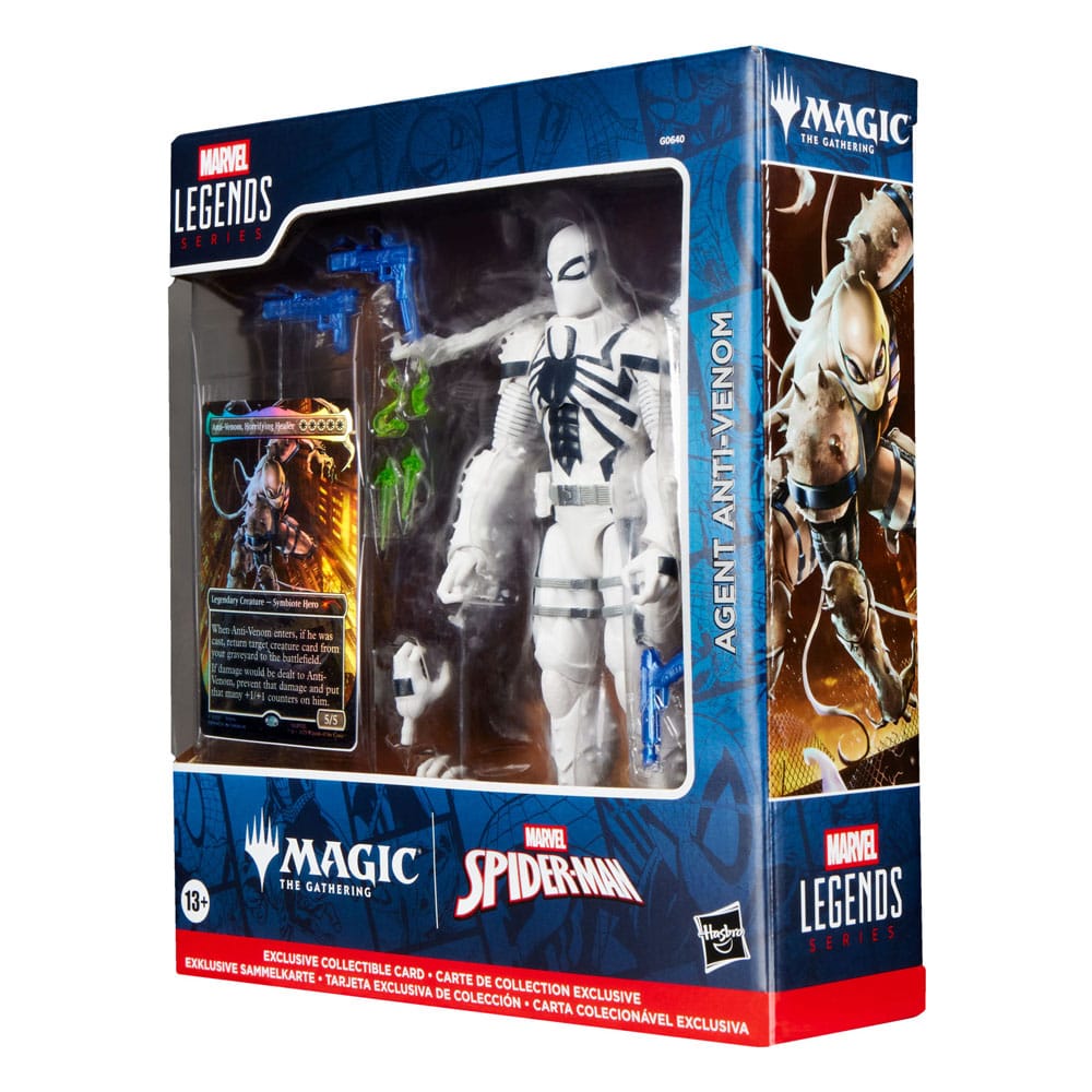 Marvel Legends Magic: The Gathering Actionfigur Agent Anti-Venom (plus exklusive Foil-Karte) 15 cm - Versand: 7 Tage nach Bestellung