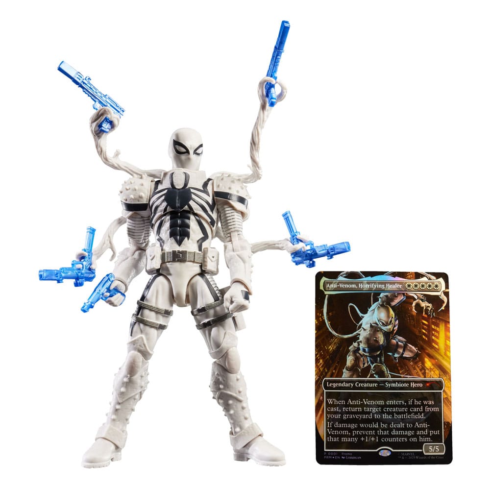 Marvel Legends Magic: The Gathering Actionfigur Agent Anti-Venom (plus exklusive Foil-Karte) 15 cm - Versand: 7 Tage nach Bestellung
