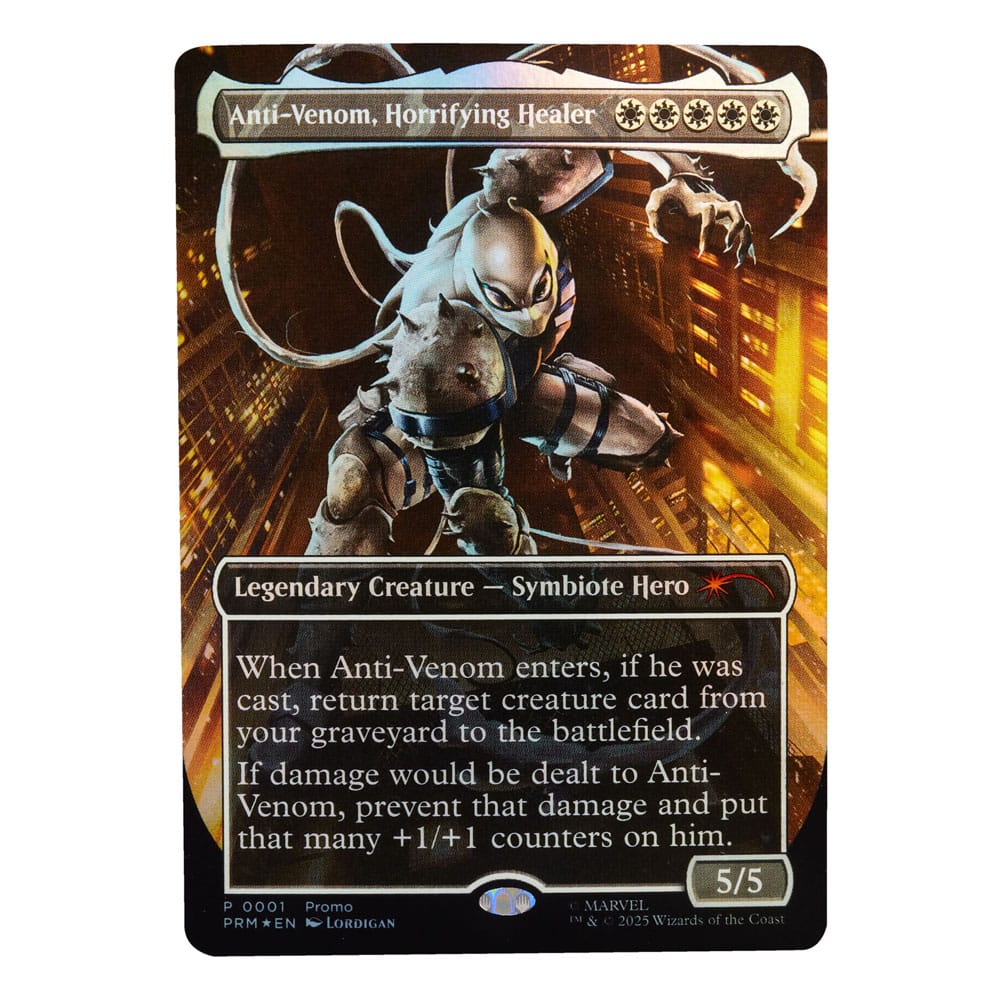 Marvel Legends Magic: The Gathering Actionfigur Agent Anti-Venom (plus exklusive Foil-Karte) 15 cm - Versand: 7 Tage nach Bestellung