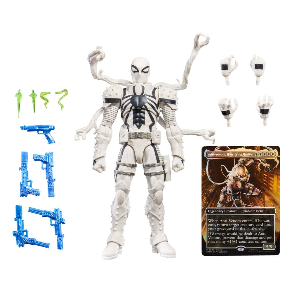 Marvel Legends Magic: The Gathering Actionfigur Agent Anti-Venom (plus exklusive Foil-Karte) 15 cm - Versand: 7 Tage nach Bestellung
