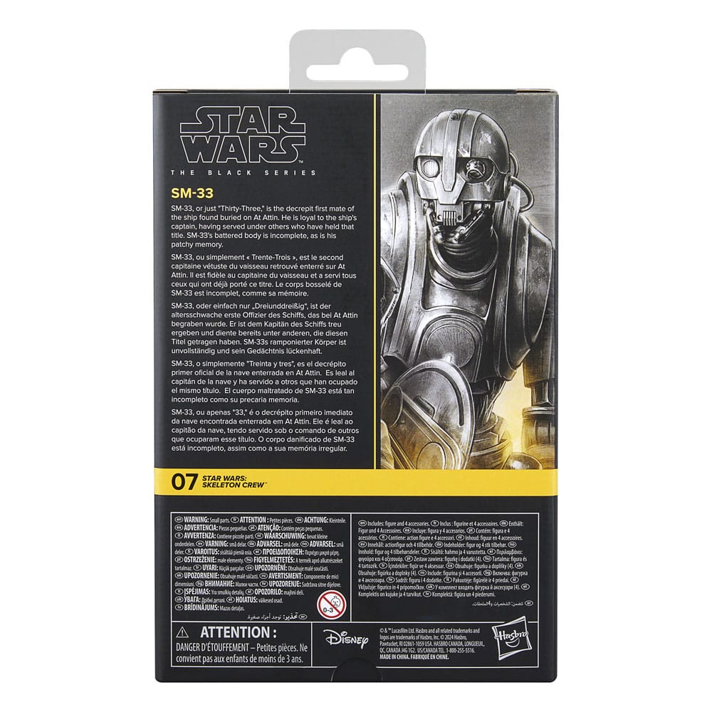 Star Wars: Skeleton Crew Black Series Actionfigur SM-33 15 cm - Preorder - ETA: 08.09.2025