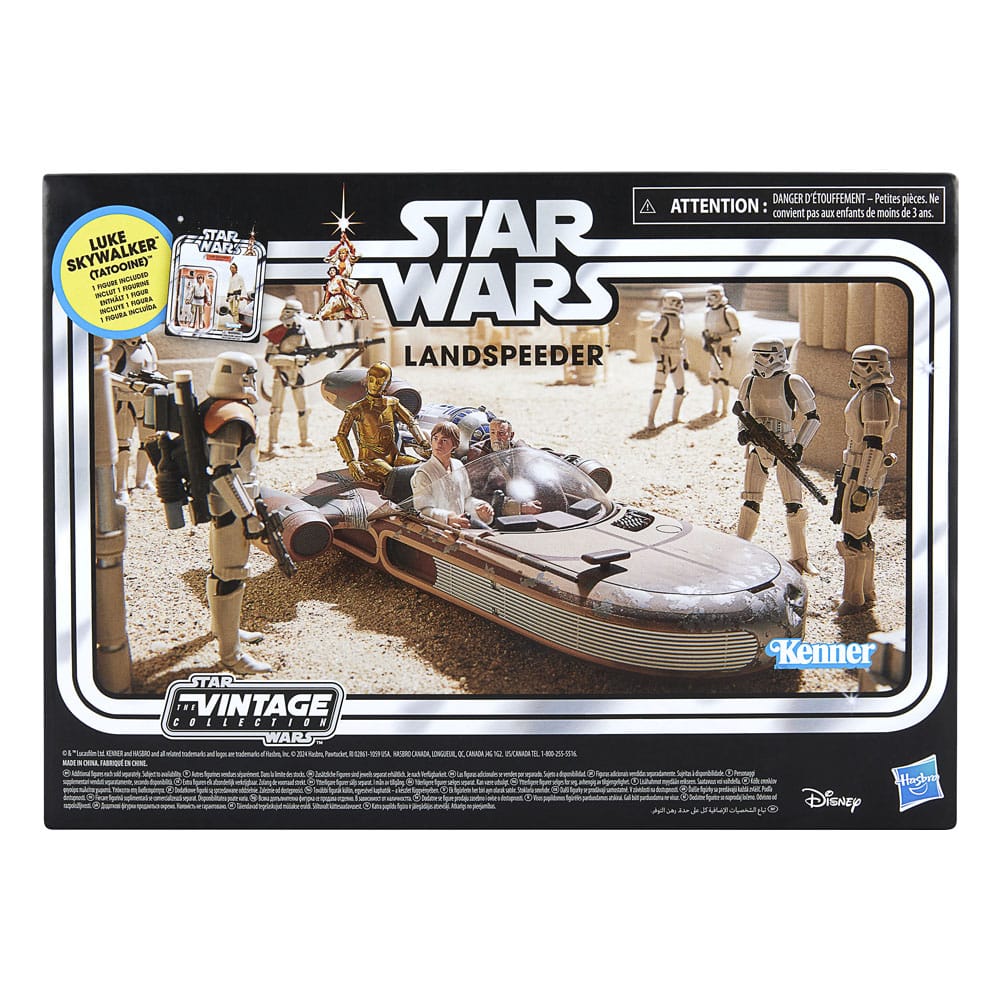 Star Wars Episode IV Vintage Collection Fahrzeug mit Actionfigur Landspeeder & Luke Skywalker (Tatooine) - Versand: 5-7 Tage nach Bestellung