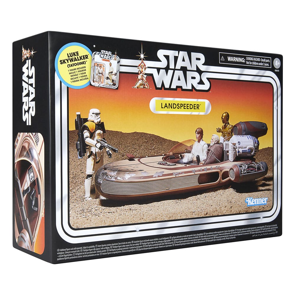 Star Wars Episode IV Vintage Collection Fahrzeug mit Actionfigur Landspeeder & Luke Skywalker (Tatooine) - Versand: 5-7 Tage nach Bestellung