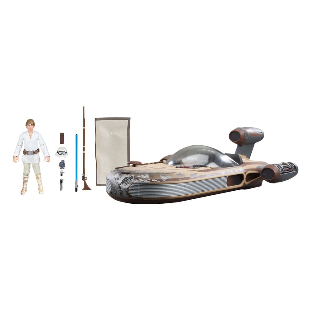Star Wars Episode IV Vintage Collection Fahrzeug mit Actionfigur Landspeeder & Luke Skywalker (Tatooine) - Versand: 5-7 Tage nach Bestellung