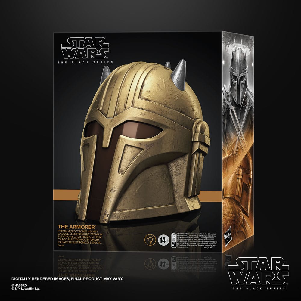 Star Wars: The Mandalorian Black Series Elektronischer Helm The Armorer - Preorder - ETA: Ende 04.2025