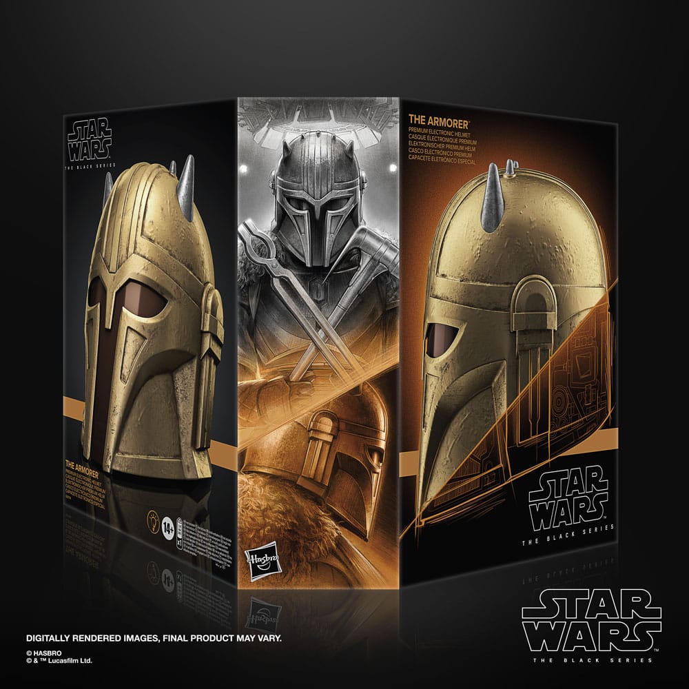 Star Wars: The Mandalorian Black Series Elektronischer Helm The Armorer - Preorder - ETA: Ende 04.2025