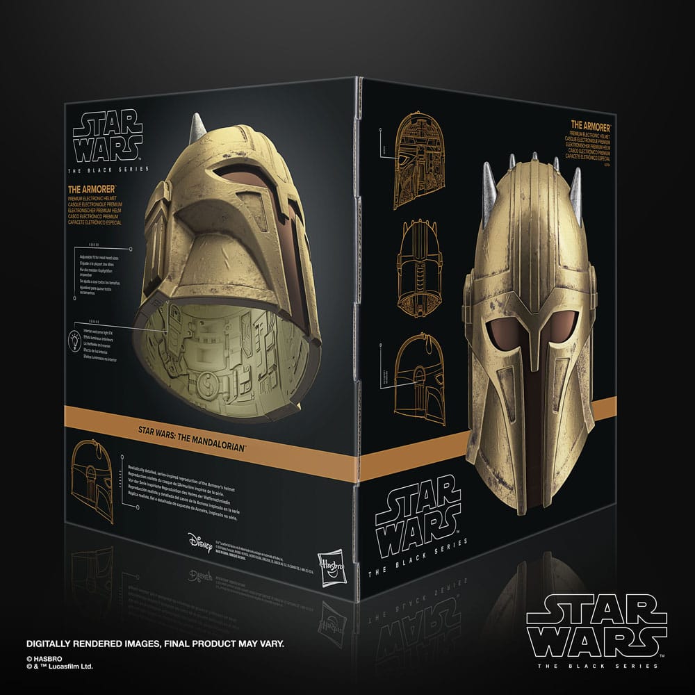 Star Wars: The Mandalorian Black Series Elektronischer Helm The Armorer - Preorder - ETA: Ende 04.2025