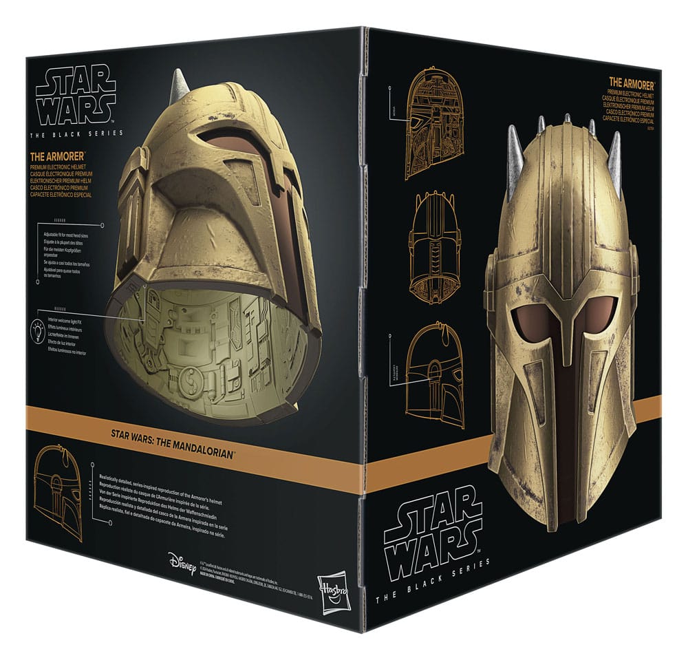 Star Wars: The Mandalorian Black Series Elektronischer Helm The Armorer - Preorder - ETA: Ende 04.2025