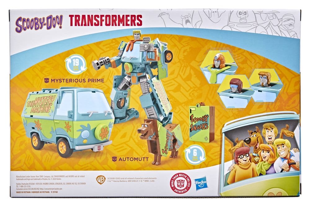 Transformers x Scooby-Doo Actionfiguren 2er-Pack Mysterious Prime & Automutt 15 cm - Preorder - ETA: 28.10.2026