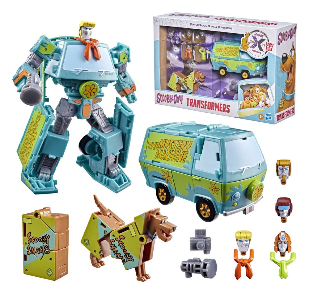 Transformers x Scooby-Doo Actionfiguren 2er-Pack Mysterious Prime & Automutt 15 cm - Preorder - ETA: 28.10.2026