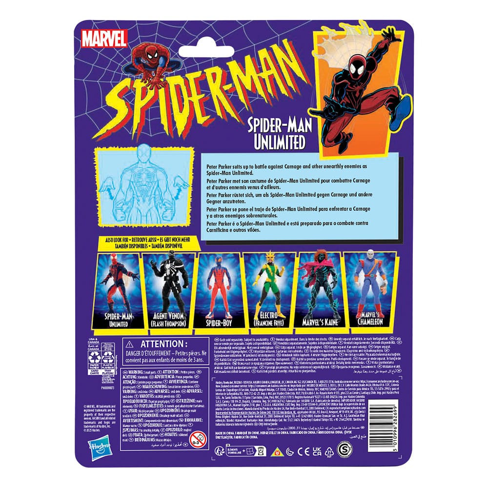 Spider-Man Marvel Legends Retro Actionfigur Spider-Man Unlimited 15 cm - Preorder - ETA: 29.11.2025